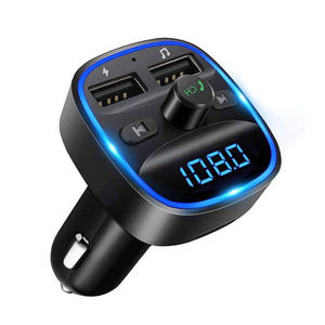 Chargement Usb Appel Mains Libres avec LED et Radio 12v Double Chargement Usb Usb bluetooth Voiture MP3 <span class=keywords><strong>Transmetteur</strong></span> <span class=keywords><strong>FM</strong></span> - Product Image 2