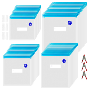<span class=keywords><strong>Sacchetti</strong></span> Ecologici <span class=keywords><strong>Riutilizzabili</strong></span> con Chiusura Ermetica per Conservazione di Alimenti Surgelati - Product Image 1