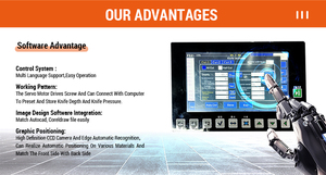 Cnc דיגיטלי שטוח מתנד סכין קרטון 1212 מכונת חיתוך נייר גרטק למכונת חיתוך עבור <span class=keywords><strong>resller</strong></span> מחיר - Product Image 6