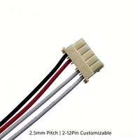 ODM OEM Konektor PVC Molex Mini-SPOX 2.50mm Kustom 2-8 Pin Kabel Harness Komputer 5264-03/04/05/50375053 Sepeda Motor Mobil