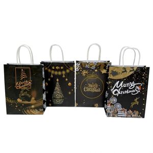 KUAIMA Bolsas de Papel Kraft para Compras y Adornos Navideños, Reciclables, en Varios Colores, 22*11*27cm, Venta al Por Mayor de Fábrica - Product Image 1