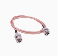 Câble coaxial RF BNC mâle-mâle RG179 75 Ohm HD-SDI 3G-SDI à conducteur en cuivre toronné personnalisable