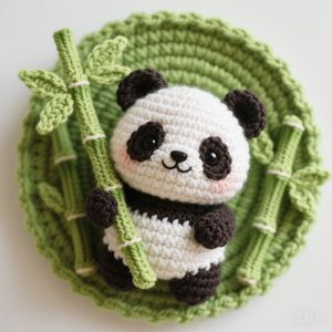Kit <span class=keywords><strong>de</strong></span> ganchillo hecho a mano, juguetes, llavero, muñecas, muñeco <span class=keywords><strong>de</strong></span> hilo, lindo peluche, regalo para niños, Panda, animales <span class=keywords><strong>de</strong></span> ganchillo - Product Image 2