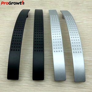 Arc cekung antiselip kabinet pegangan pintu mebel aksesoris perangkat keras laci ABS mode pegangan plastik - Product Image 4