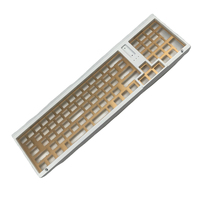 Kit DIY Keyboard Mekanik 75% Kustom dari Pabrik Kit Kerangka Keyboard Aluminium CNC PCB RGB Hot Swap