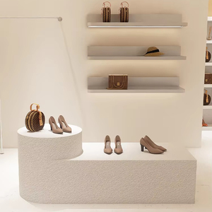 Mesa <span class=keywords><strong>de</strong></span> Exhibición Moderna y Ecológica para Ropa, Joyería, <span class=keywords><strong>Zapatos</strong></span>, Bolsos y Accesorios para <span class=keywords><strong>Mujer</strong></span>, Ligera y con Diseño <span class=keywords><strong>de</strong></span> Agua Fluida - Product Image 1