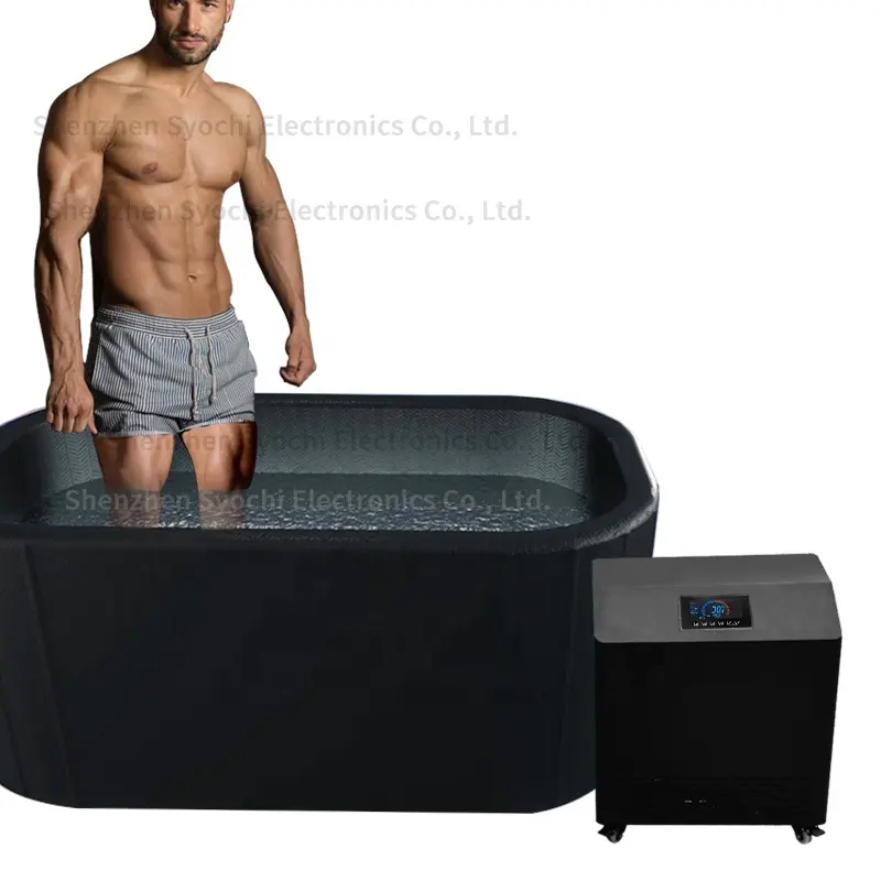 Soğuk dalma Chiller buz Baths Chiller su soğutma makinesi küvet SPA küvetleri Chiller