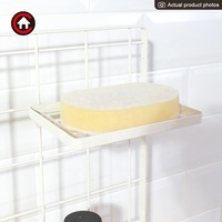 Étagère moyenne multifonctionnelle pour l'organisateur de comptoir de panneau de grille au-dessus de l'évier pour la cuisine domestique