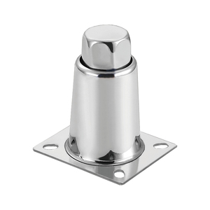 <strong>Adjustable</strong> Steel <strong>Leg</strong> with Base Plate Stainless Steel <strong>Legs</strong> for Steam Cabinet Metal <strong>Legs</strong> for Tables - Product Image 2