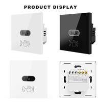 Panneau de capteur infrarouge intelligent UEMON Smart Life 400W, télécommande, contrôle par ondes, interrupteur intelligent à ondes, universel pour ligne LN