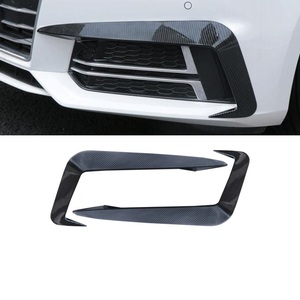 Kit Carrosserie Extérieur Aspect Fibre de Carbone Noir Brillant pour <span class=keywords><strong>Audi</strong></span> A4 S4 B9 2017-2020 : Diffuseur Arrière, Spoiler, Lame Avant et Embouts d'Échappement - Product Image 4