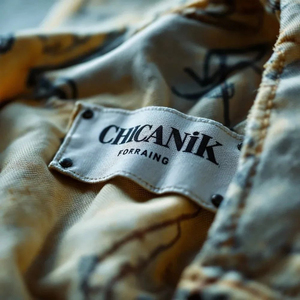 Etiquetas tejidas de 25x60 mm, etiquetas con diseño de logotipo más vendidas, etiquetas impresas para prendas, etiquetas impresas para ropa. - Product Image 2