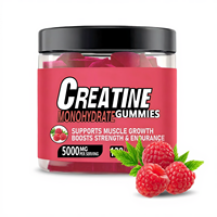 Bonbons gélifiés à la créatine monohydrate BCAA pour la croissance musculaire, haute puissance, 8 saveurs : pomme, fraise, pastèque, pré-entraînement, sport, adulte