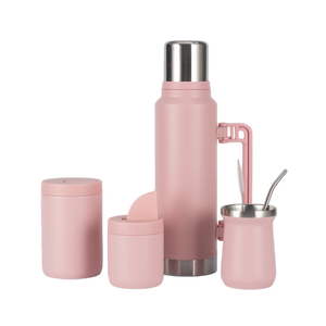 Kit de Yerba Maté en Acier Inoxydable Premium, <span class=keywords><strong>Gourde</strong></span> Isolée 1400ml, Contenant, Bombilla, Brosse de Nettoyage, Ensemble de Filtres à Thé - Product Image 5