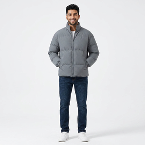 Toutes les couleurs disponibles Hommes personnalisés Shiny Shine Puffer Meilleures vestes pas chères Veste à bulles d'hiver coupe-vent pour hommes - Product Image 1