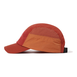 Concevez votre propre logo personnalisé Chapeau de camping et de course à pied à séchage rapide à 5 panneaux, casquette de camp en nylon à cinq panneaux avec étiquette tissée - Product Image 4