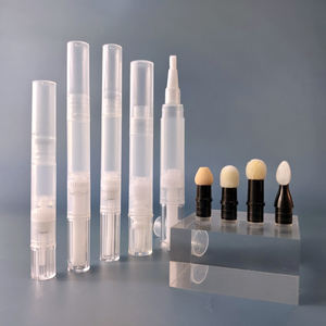 Applicateur d'éponge torsadée vide doux au toucher imprimé à l'écran personnalisé stylo distributeur de fond de teint liquide tube cosmétique - Product Image 3