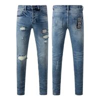 Vaqueros de Diseñador para Hombre, Estilo Urbano Europeo Vintage, Personalizables, de Alta Calidad, Corte Bootcut, KSUBI, Ecológicos, para Verano