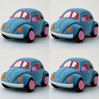 Nouveautés Voiture en peluche personnalisée Peluche animal Peluche Voitures en peluche Jouets pour enfants Cadeau voiture en peluche
