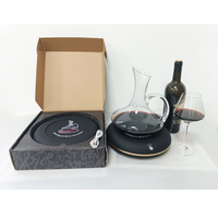 Decantador de Vino Eléctrico Inteligente Automático al por Mayor, Regalo para Amantes del Vino, Botella de Vidrio para Navidad y Cumpleaños
