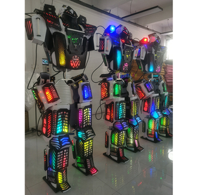 Costume de <span class=keywords><strong>robot</strong></span> LED lumineux pour performance en salle de bal, unisexe adulte, le plus vendu - Product Image 1