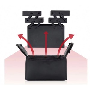 Échantillon Gratuit : Trousse de Maquillage de Voyage Multi-couches Imperméable, Organisateur Cosmétique, Pochette Zippée - Product Image 3