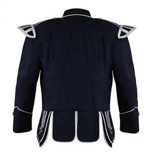 Chaqueta Escocesa Doble para Hombre, Uniforme de Lana, Túnica con Botones Frontales, para Banda de Gaitas y Batería - Product Image 4
