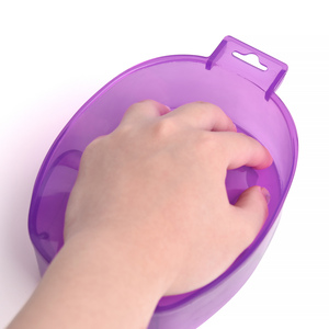 Bol de trempage pour ongles en acrylique épaissi, plateau portable pour trempage des doigts, pour spa, salon, maison, dépose de vernis gel - Product Image 5