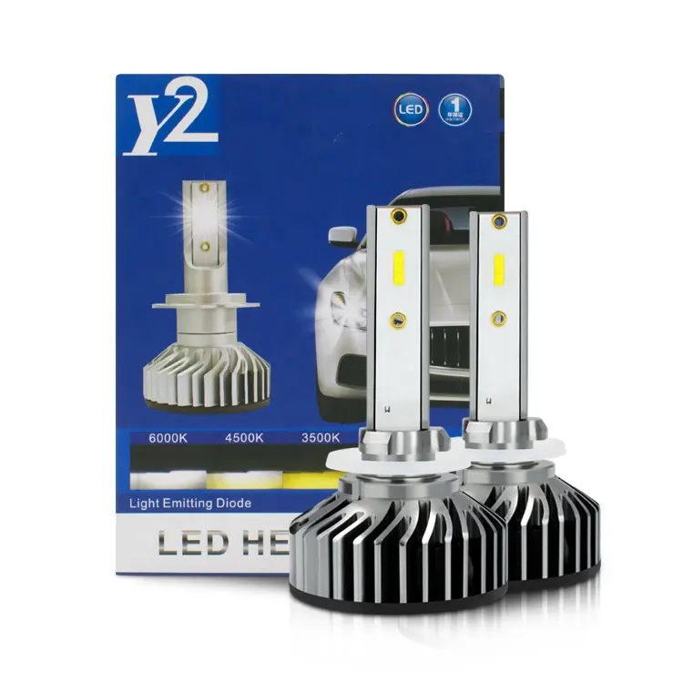 Y2 LED مصباح الجملة 880 مصباح مقاوم للماء H1 H3 H11 9005 9006 H7 C6 H4 سيارة مصباح أضاءه أمامي