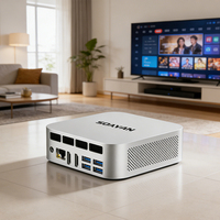 SOAYAN MQi12-i5 Mini PC Intel I5-1235U 8GB Onboard LPDDR4 PCIE3.0 NVMe SSD WiFi6 BT5.2 2.5G LAN Win11 Pro Linux Compacte Desktop