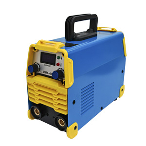 เครื่องเชื่อมอินเวอร์เตอร์ MMA-400 รุ่น DC 20-300A แบบแมนนวล สีน้ำเงิน-เหลือง สำหรับซ่อมเหล็ก - Product Image 1