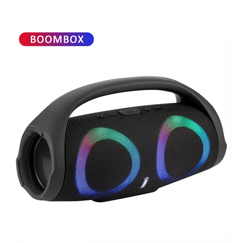 Neue RGB Light Bluetooth Lautsprecher Musik säule 3D Stereo BOOM BOX 2 Lautsprecher Tragbarer Outdoor Wireless Boombox 2 Lautsprecher