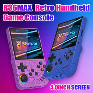 เครื่องเล่นเกมพกพา X X36 MAX หน้าจอ IPS 4 นิ้ว จอยสติ๊ก RGB รองรับโอเพ่นซอร์ส วิดีโอเกม รองรับอีมูเลเตอร์มากกว่า 30 ตัว - Product Image 5