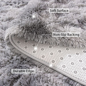 Высококачественные Плюшевые Пушистые коврики из полиэстера, мягкие коврики для гостиной, спальни, мягкие мохнатые коврики для дома и отеля - Product Image 4