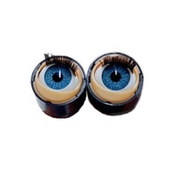Yeux de poupée en plastique et mécanisme clignotant pour peluches et jouets en tissu, pour personnalisation de jouets