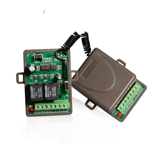 315/433mhz 2 Channel Learning Code Wireless Radio Controller Transmitter Receiver