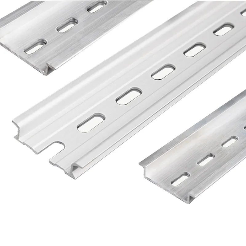 WBO TH35-15 Din Schiene TS35 35 mm Industrie-Terminalblock Din Schiene Aluminium 1/2 Meter C45 Aluminium DIN Schienen