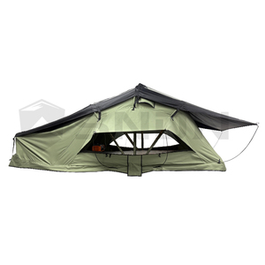 Tenda da Tetto Auto Pieghevole SNDN, Guscio Morbido per 4x4 Fuoristrada, Campeggio all'Aperto, Tenda da Tetto Impermeabile in Oxford per 3-4 Persone - Product Image 6