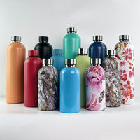 Bouteille isotherme Xuzhen de style américain en acier inoxydable 304, grande capacité, portable, pour voiture, activités de plein air et sport