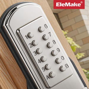 304 Roestvrijstalen Mechanische Combinatie Deurslot-Sleutelloos Codetoetsenbord Veiligheidsslot Voor Linker Naar Binnen Openende Deuren - Product Image 3