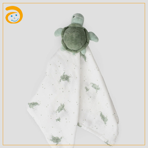 Copertina di Sicurezza per Neonati a Forma di Animale: Coniglio, Tartaruga, Volpe, Orso - Morbido Peluche per Culla e Viaggio - Product Image 1