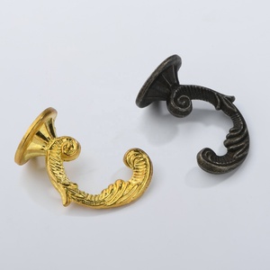 European Style Zinc Alloy Round <strong>Drawer</strong> Ring <strong>Pull</strong> for Cabinet <strong>Kitchen</strong> Dresser <strong>Handles</strong> with Single Hole Design - Product Image 2