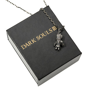 Collar con Colgante del Rey de Dark Souls III, Joyería de Plata 925, Estilo Gótico Clásico, Cadena de Bambú, Producto Oficial en Stock - Product Image 1