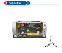 EW-coche eléctrico a control remoto para niños, juguete de simulación de alta velocidad, 1/28