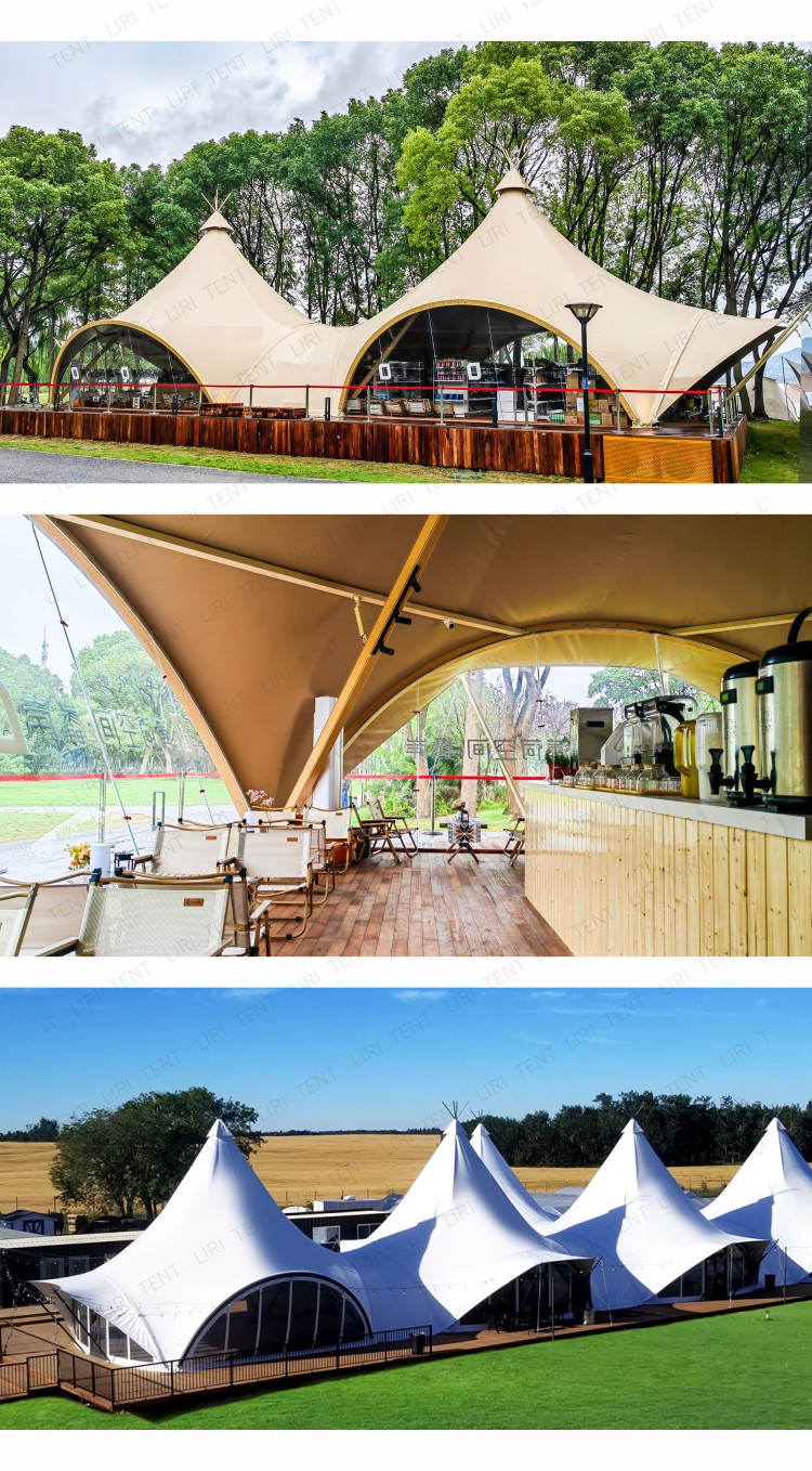 Large Indian Pergola Teepee Wedding Decoration Tents Hot Spring Vacation