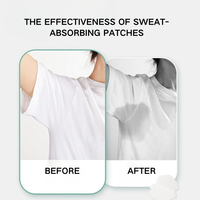 Patchs adhésifs réutilisables absorbant la transpiration et respirants en tissu non tissé, légers et confortables, prix de gros direct usine