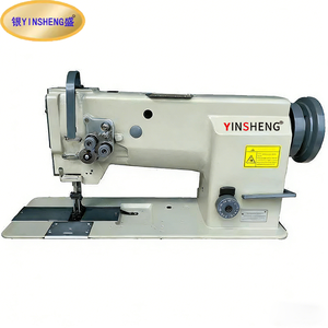 YS-4420 High Value Double Needles Making Heavy Duty Complete Straight Industrial Sewing Machine with Table - Product Image 2
