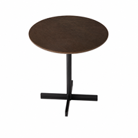 Table basse en métal moderne de luxe danoise, petite, réglable et durable, idéale pour les salons et les mini-appartements, très tendance sur Instagram