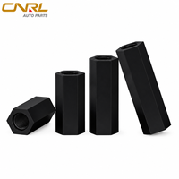 Entretoise hexagonale M3 en nylon noir avec filetage femelle pour carte mère, boîtier, hub et autres applications de montage