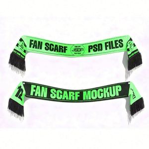 Écharpe de supporter personnalisée avec logo imprimé sur mesure pour l'événement de football 2026 en Amérique du Nord – Cadeau promotionnel en gros - Product Image 1